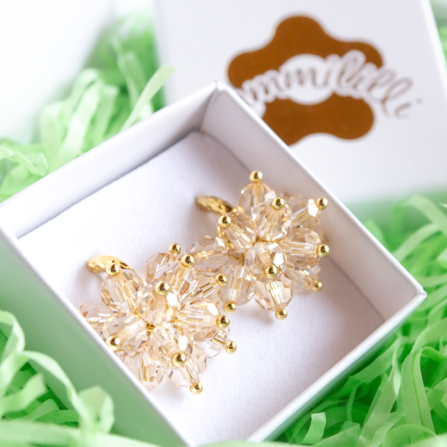 Crystal Pom Pom - honey