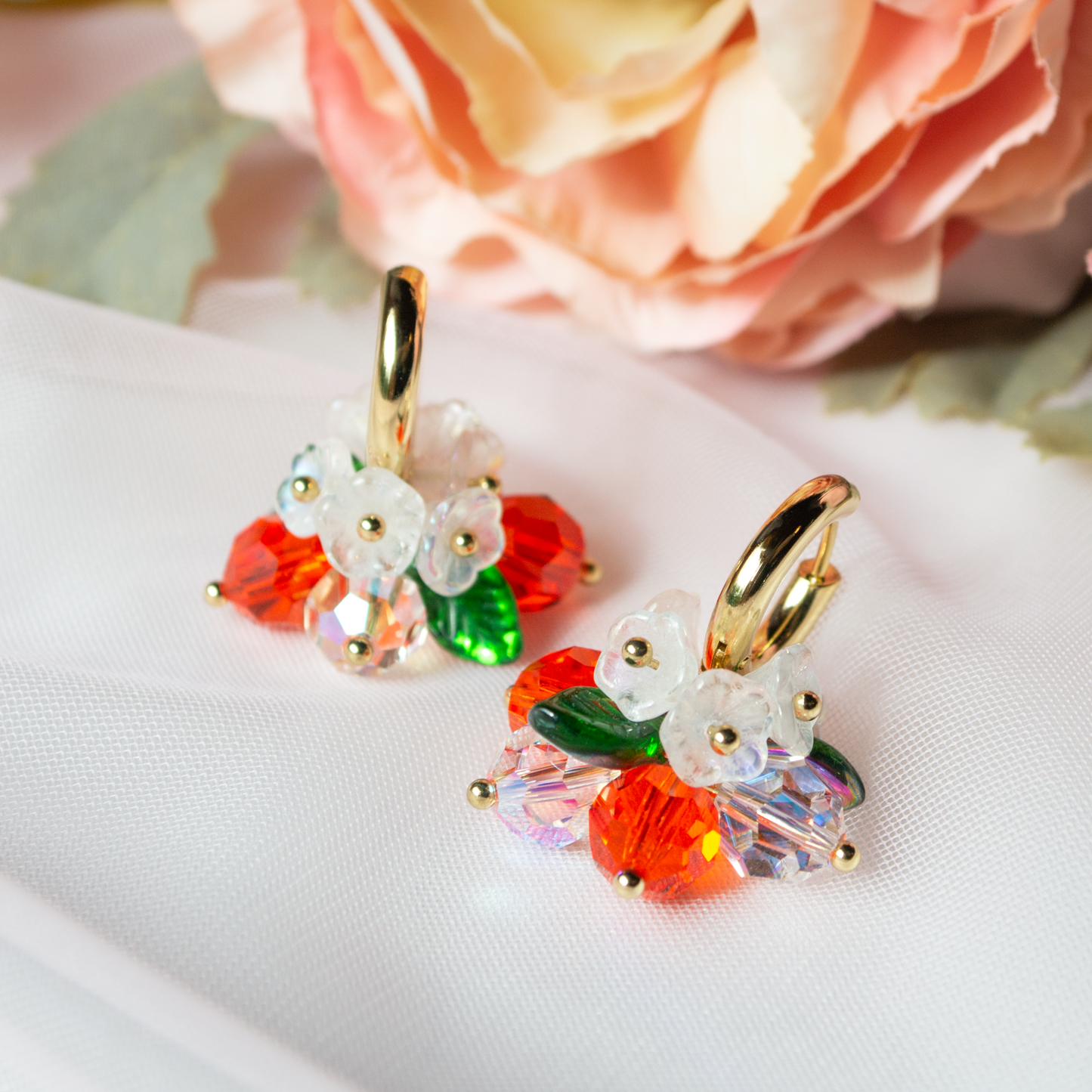 Crystal Bouquet Small- orange
