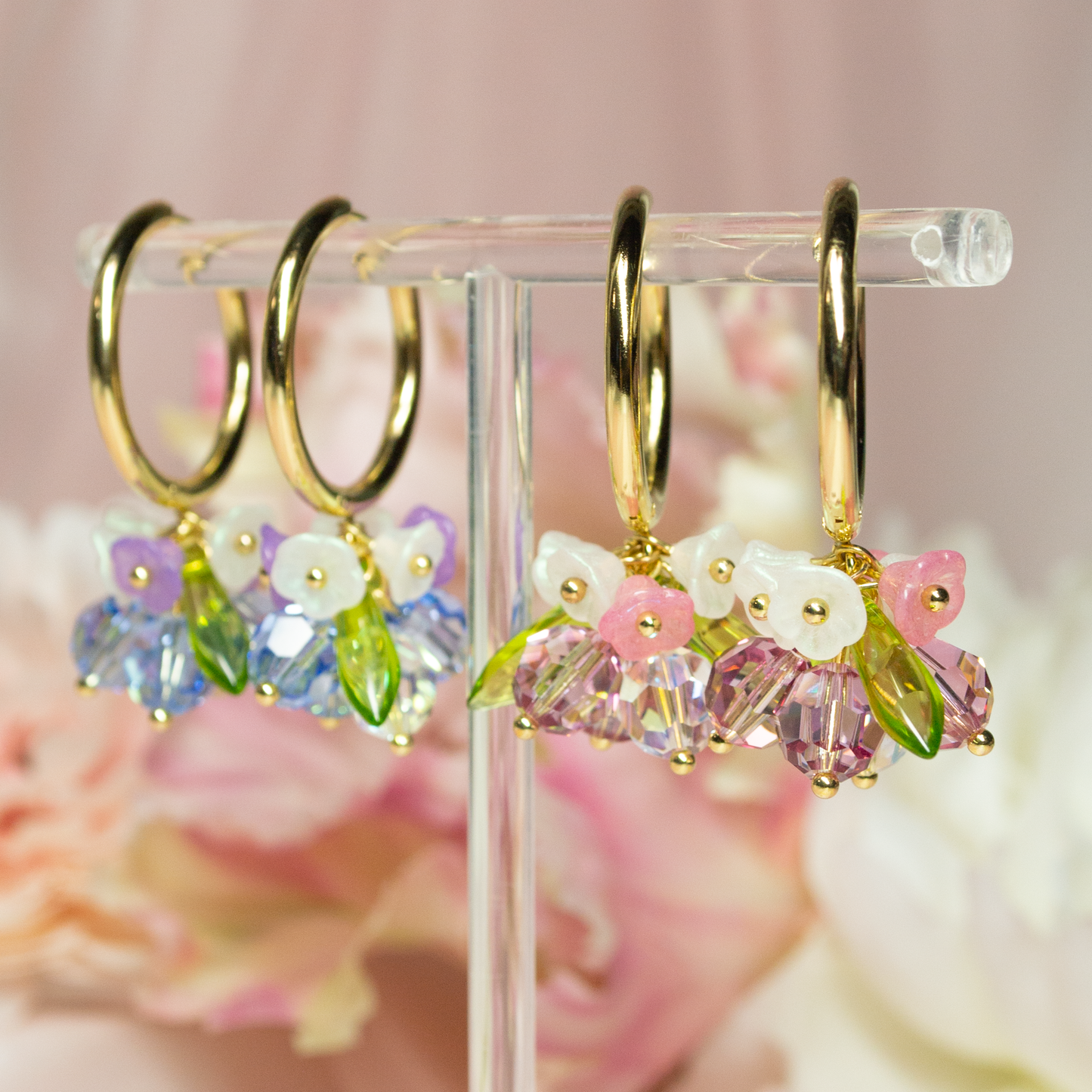 Flower Bouquet- vaaleanpunainen