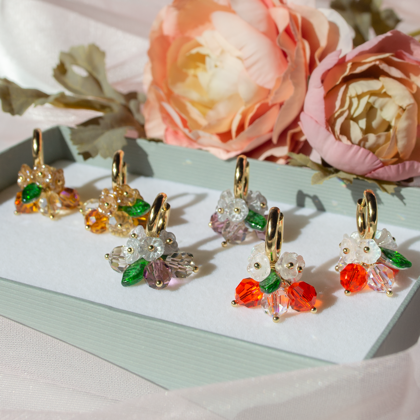 Crystal Bouquet Small- orange