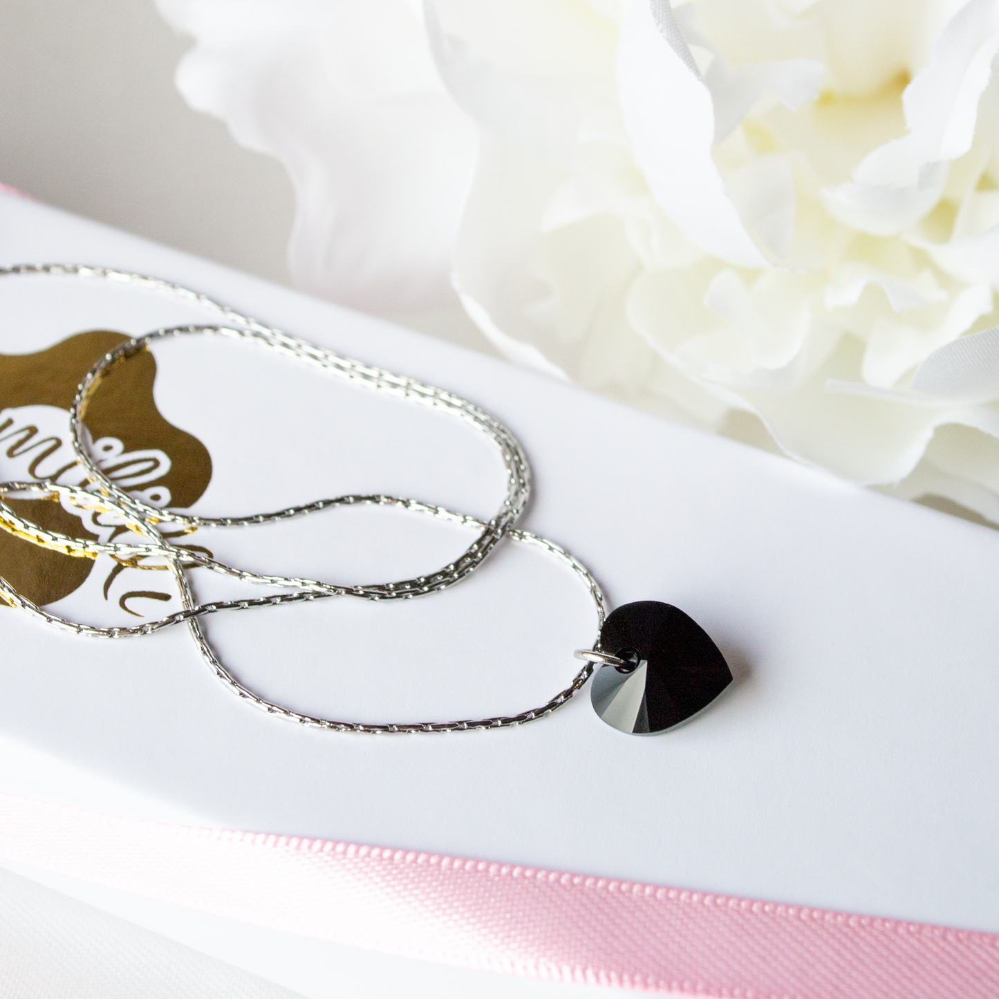 Sweetheart Necklace- steel