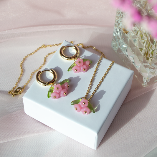 Tiny Flower Set- pink