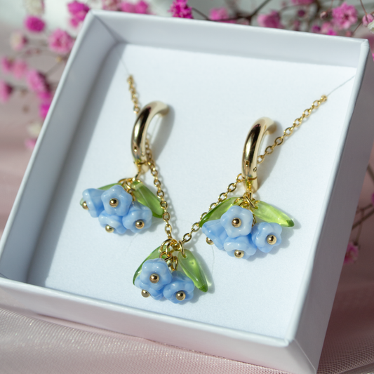 Tiny Flower Set- blue