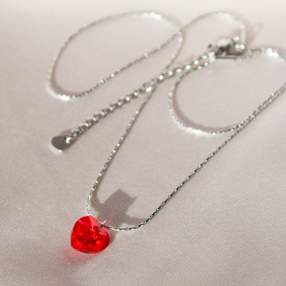 Sweetheart Necklace- steel