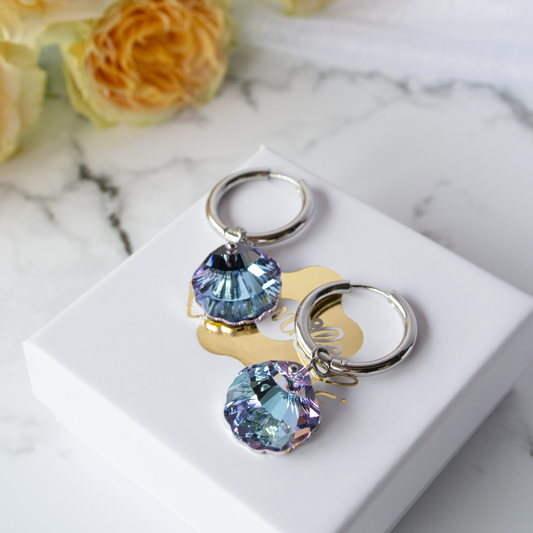 Seashell Hoops