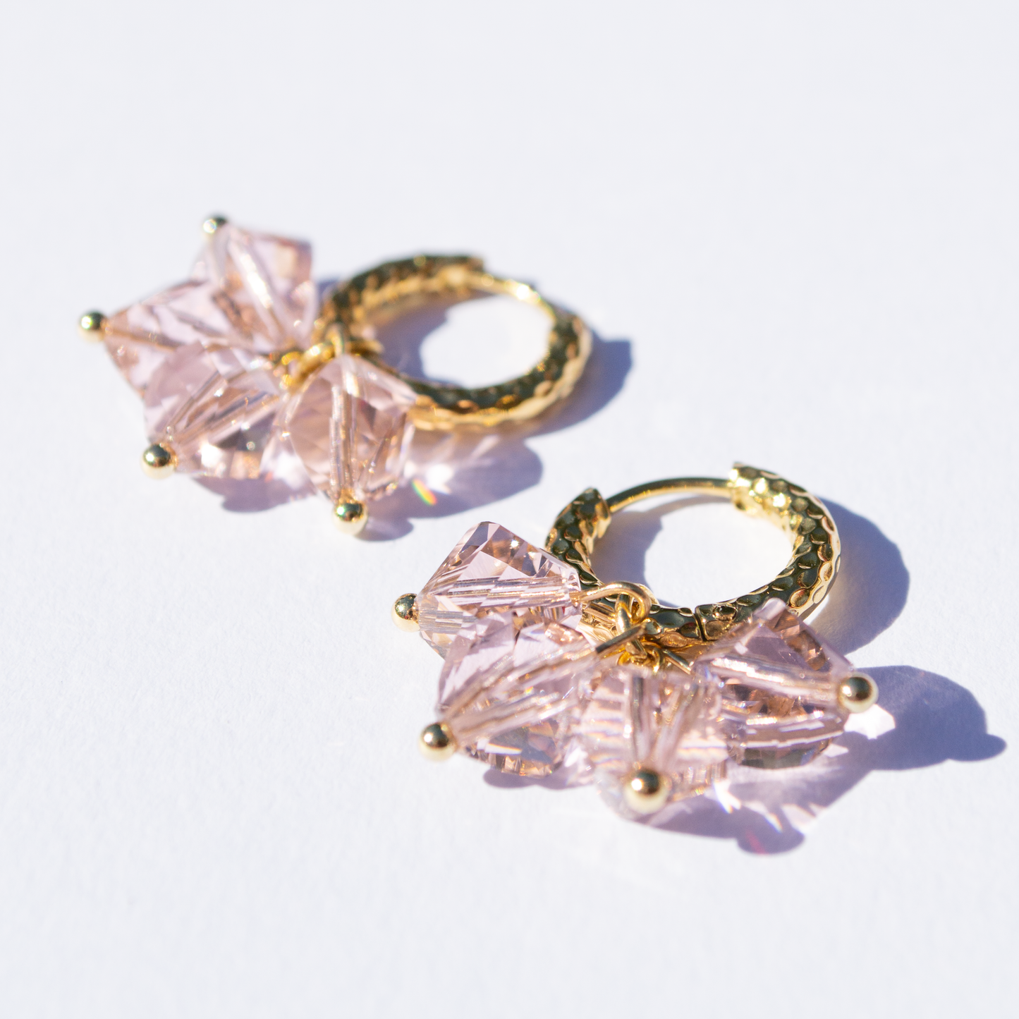 Crystal Cluster- vintage pink