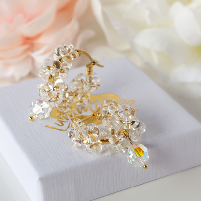 Sugar Hoops- crystal, SAMPLE