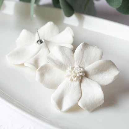 White Flower Studs