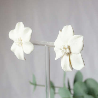 White Flower Studs