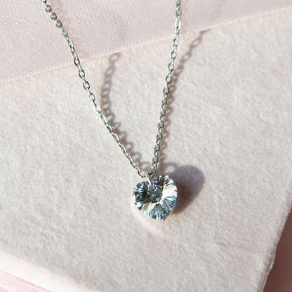Sweetheart Simple Necklace- steel