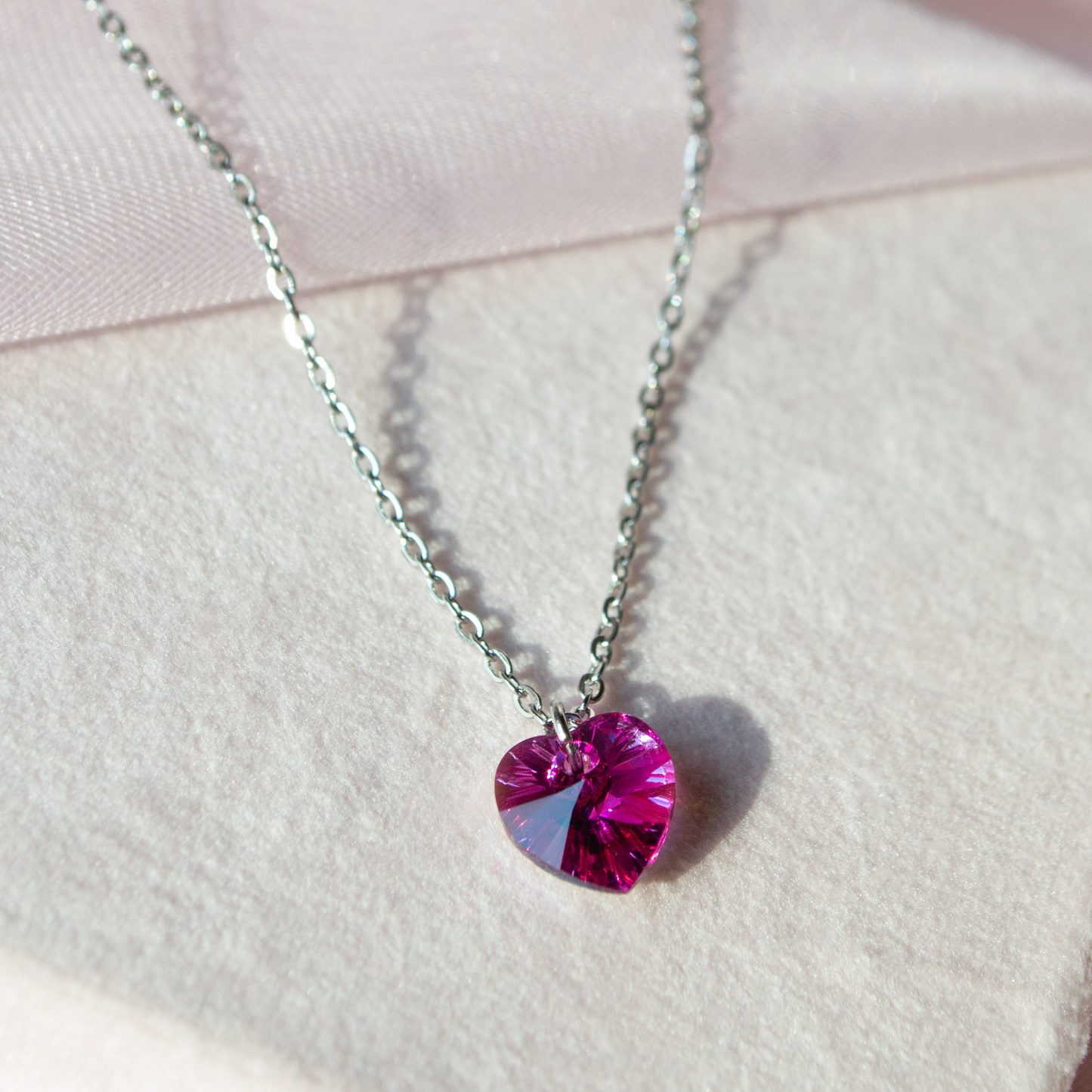 Sweetheart Simple Necklace- steel
