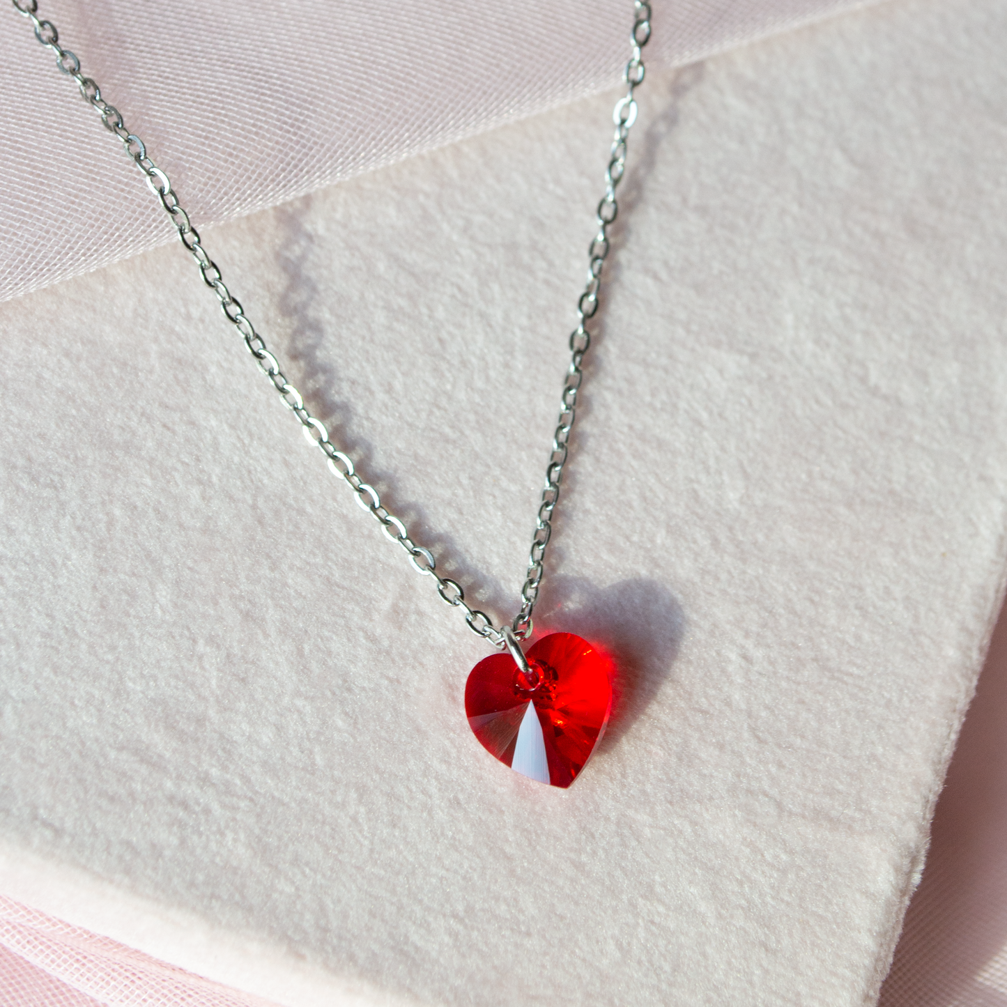 Sweetheart Simple Necklace- steel