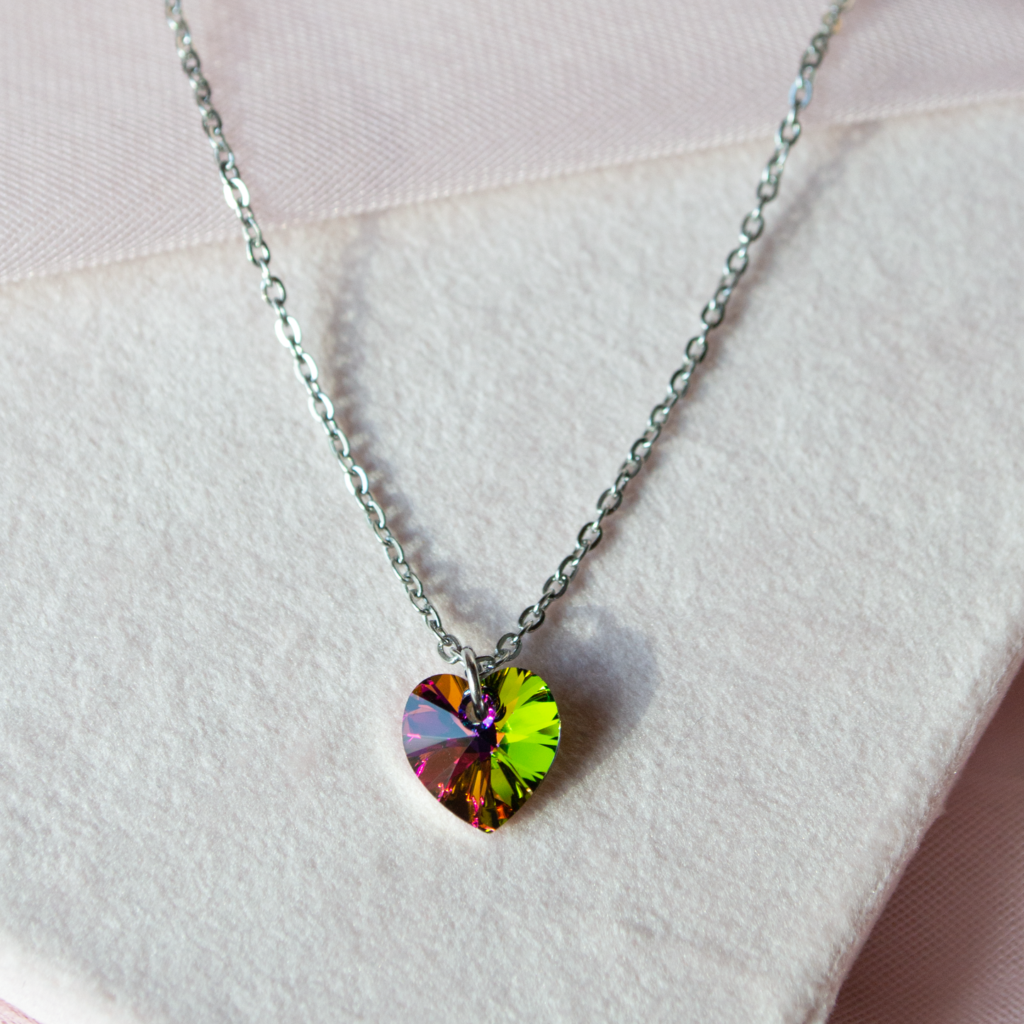 Sweetheart Simple Necklace- steel