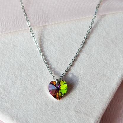 Sweetheart Simple Necklace- steel