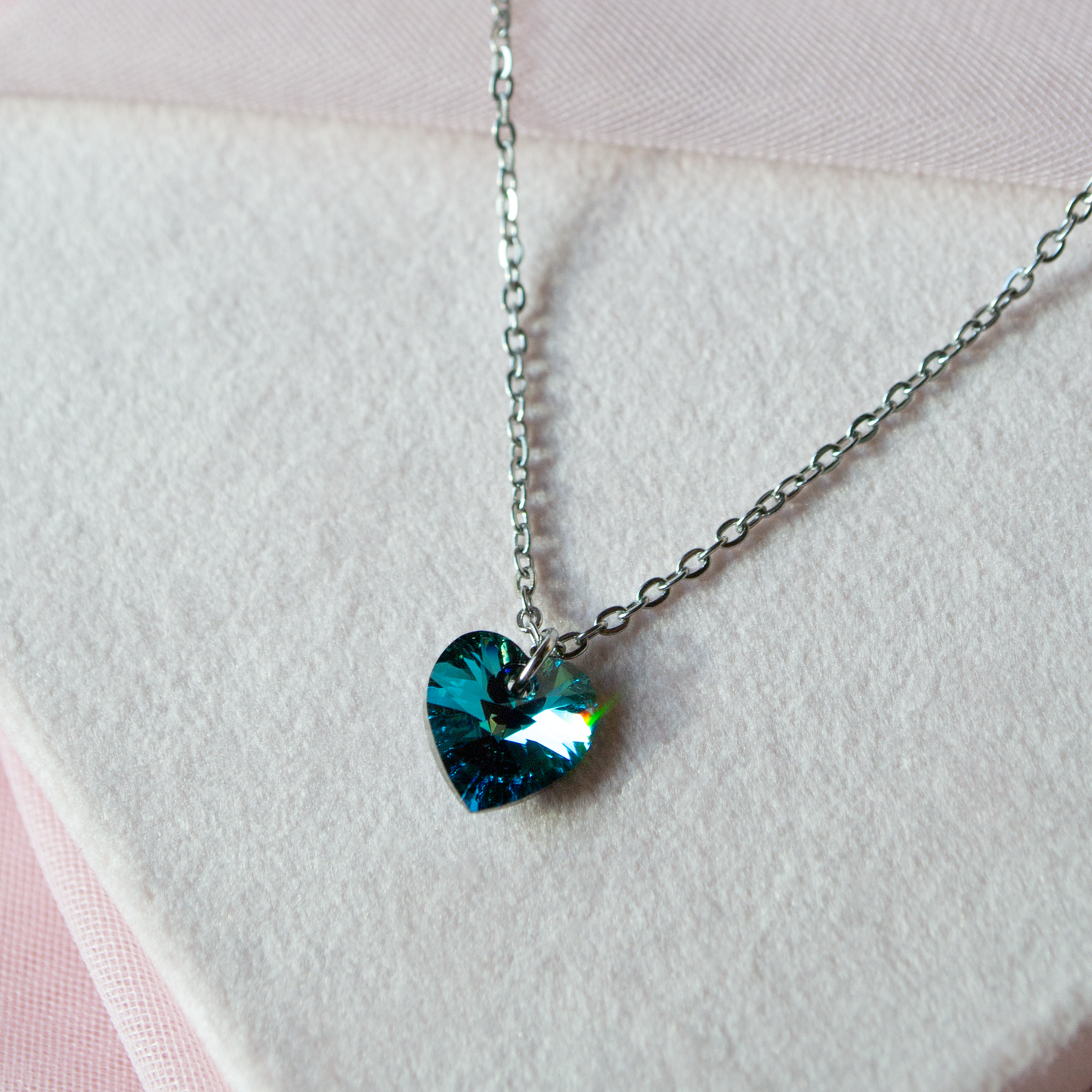 Sweetheart Simple Necklace- steel