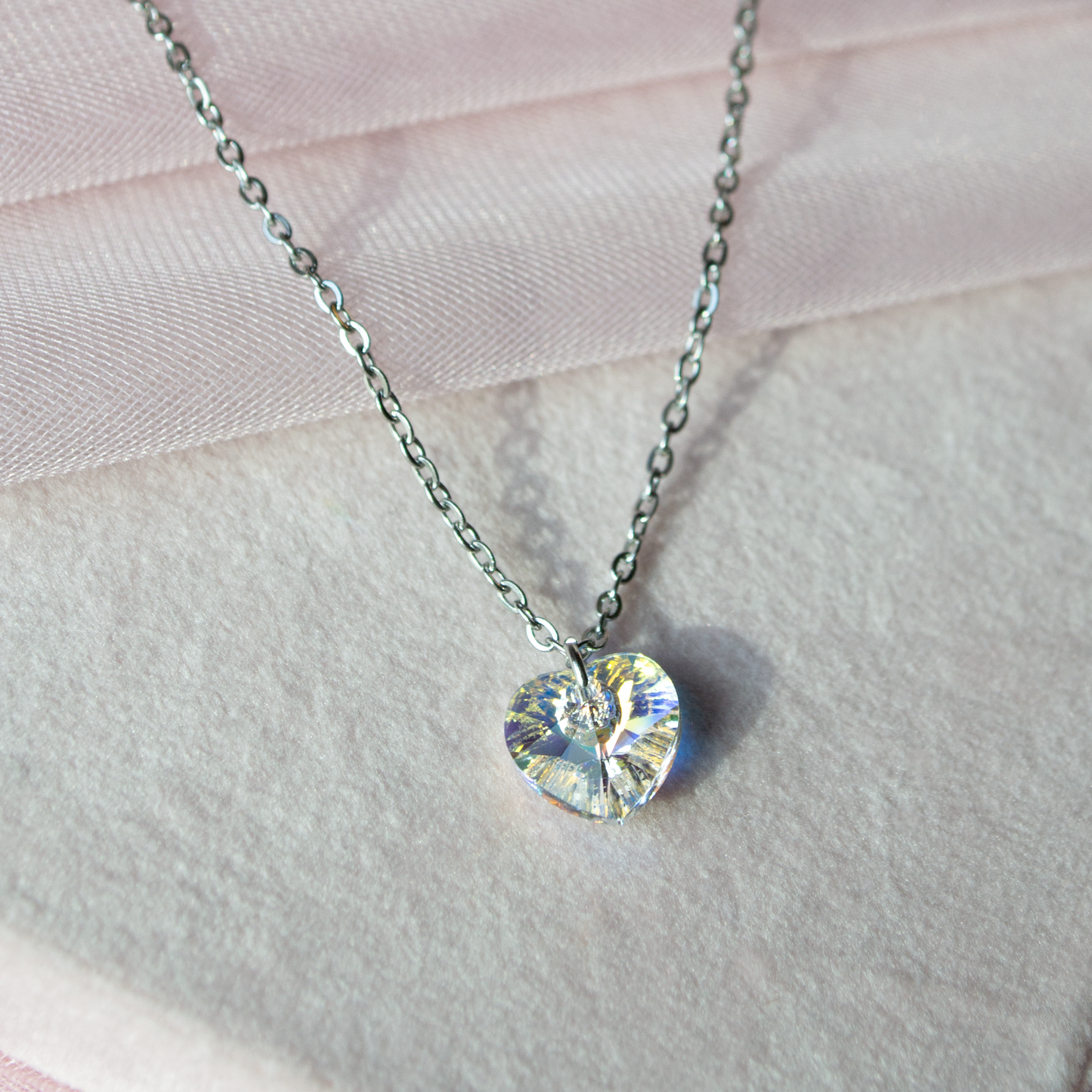 Sweetheart Simple Necklace- steel