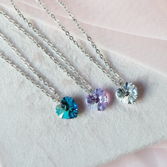 Sweetheart Simple Necklace- steel