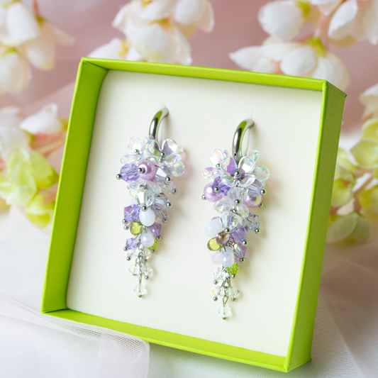 Floral Dream- soft lilac, steel