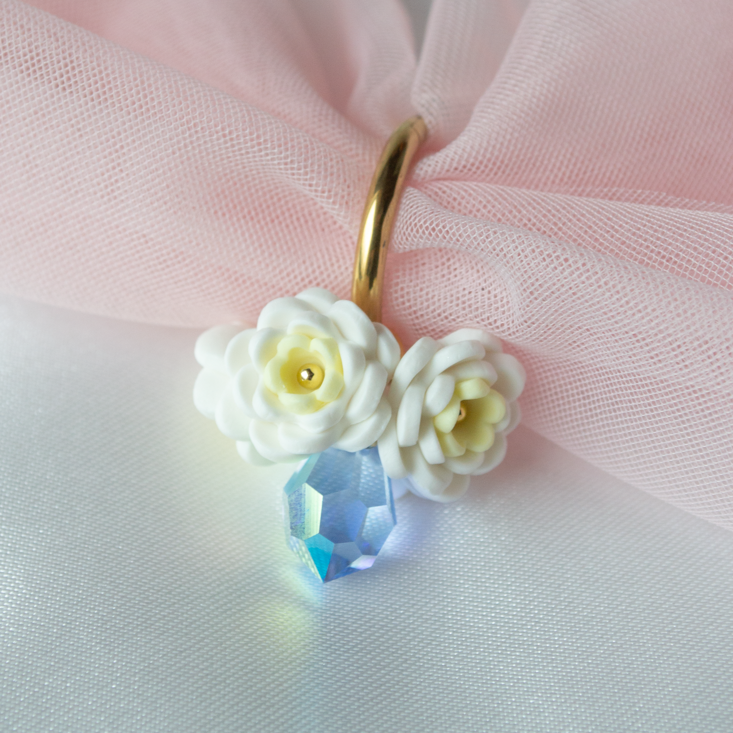 Bloomy Crystal- blue